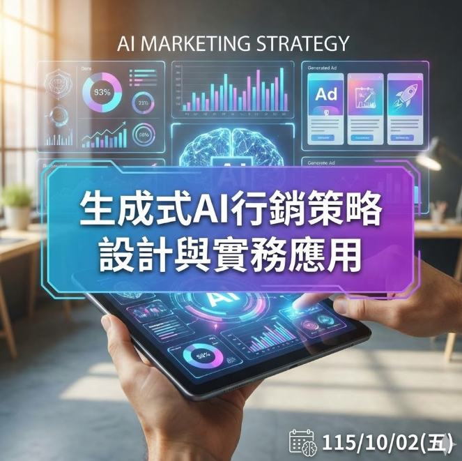 生成式AI行銷策略設計與實務應用